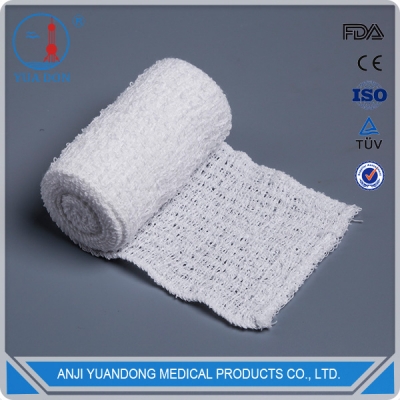 Crepe elastic bandage Bleached
